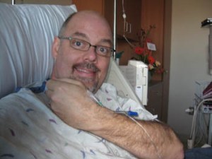 Greg in Hospital