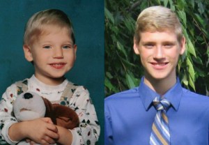 Nikolas Yonker before and now. 