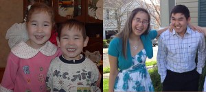 Katie and Matt Olsen before and now.